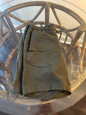 lululemon athletica Men's Olive Green Athletic Shorts